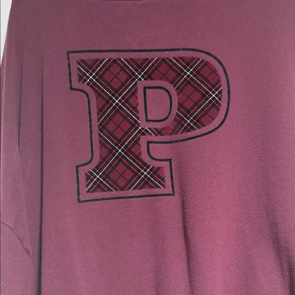 PINK Victoria's Secret Burgundy Hoodie - Picture 5 of 5